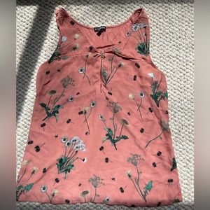 Express Floral Sleeveless Top